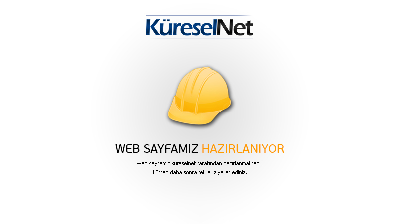 Web Sayfamız Hazırlanıyor